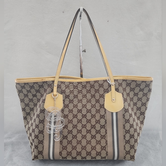 Authentic Gucci Sherry Line Tote Bag - Picture 1 of 11